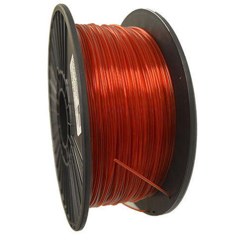 Crystal Series PLA - 3D Filament - 1.75mm - Translucent Red - 1KG