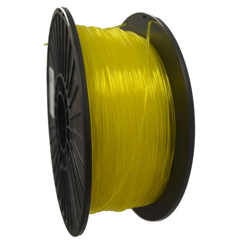 Crystal Series PLA - 3D Filament - 1.75mm - Translucent Yellow - 1KG