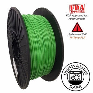 Raptor Series PLA - High Performance 3D Filament - Vivid Green - 2.85mm  -  1KG