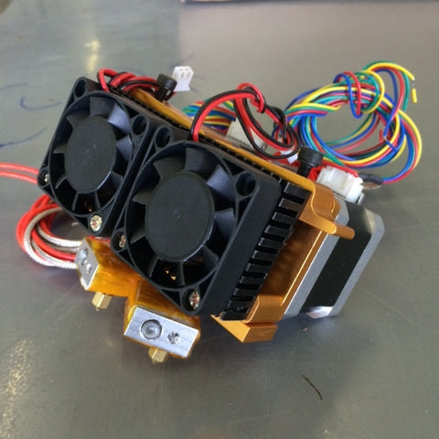 Dual-Head MK9+ Extruder Ready to Print