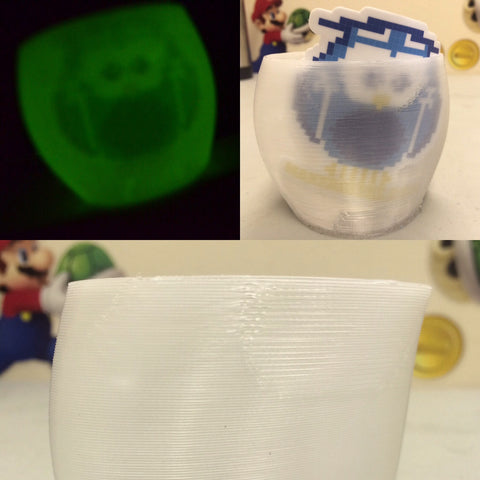 Maker Series PETG - 3D Filament - 2.85mm - Glow in the Dark PETG 1kg