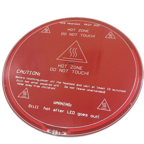 Round Heated Build Plate (Mini Kossel)