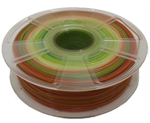 Rainbow PLA 3D Printer Filament - 1.75mm / 1kg