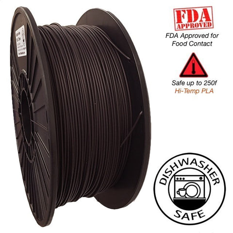 Raptor Series PLA - High Performance 3D Filament- HD Dark Chocolate -  1.75mm - 1KG