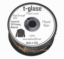 t-glase  (PETG) 3D Printer Filament - Clear - 2.85mm / 1LB