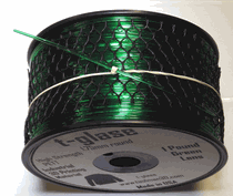 t-glase (PETG)  3D Printer Filament - GREEN - 2.85mm / 1LB